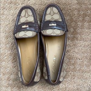 Coach penny loafers
